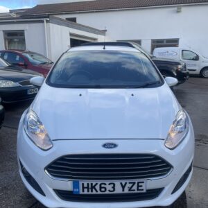 White Ford Fiesta Car Vehicle For Sale