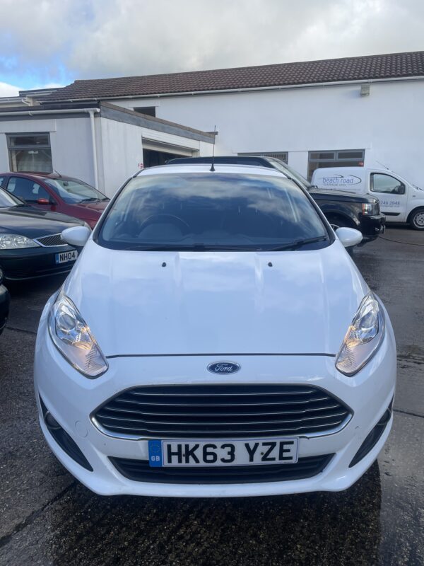 White Ford Fiesta Car Vehicle For Sale